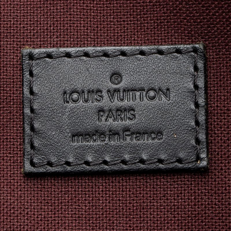 Louis Vuitton Monogram Canvas Macassar Kitan Tote (SHF-20598) - Image 7