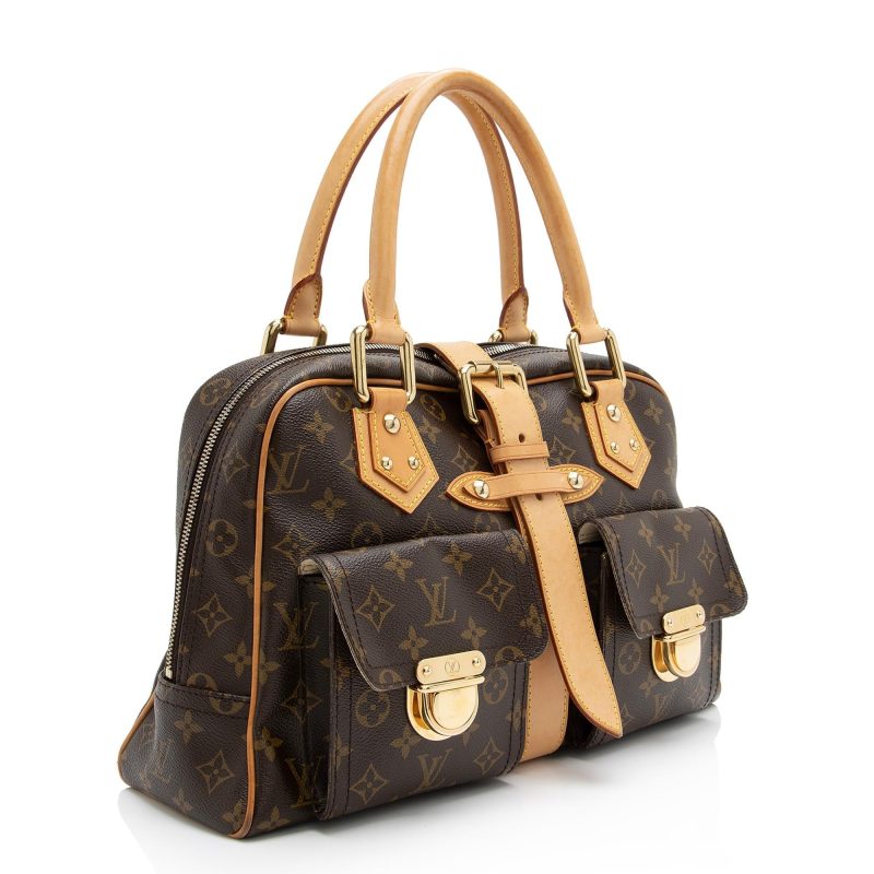 Louis Vuitton Monogram Canvas Manhattan GM Satchel (SHF-23430)