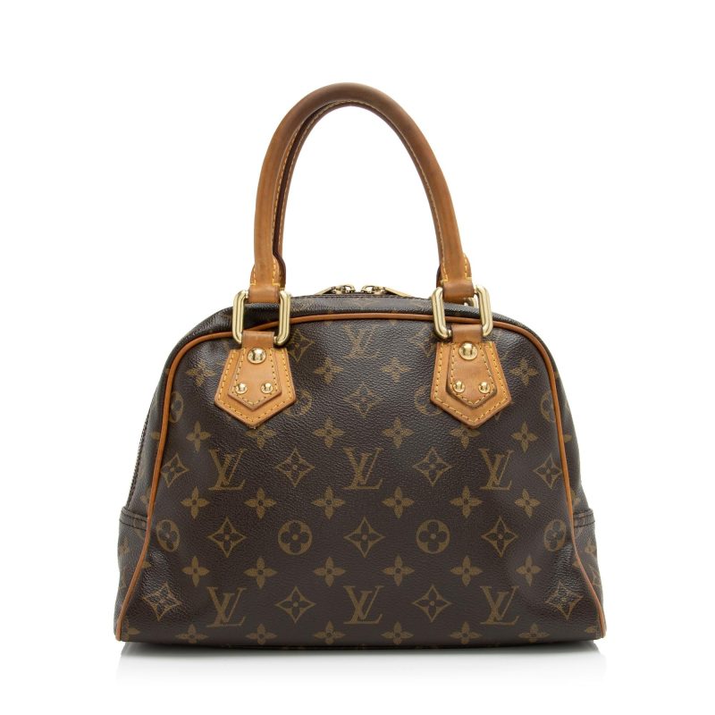Louis Vuitton Monogram Canvas Manhattan PM Satchel (SHF-23846) - Image 2