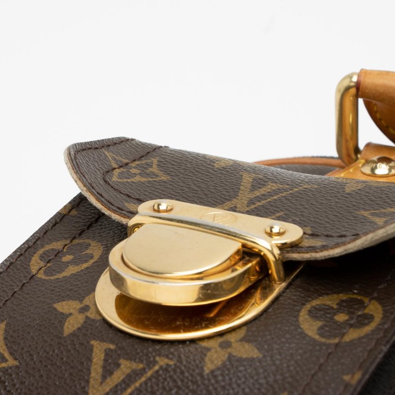 Louis Vuitton Monogram Canvas Manhattan PM Satchel (SHF-23846) - Image 8