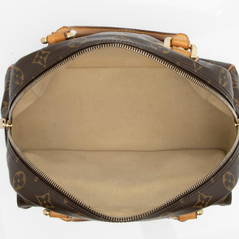 Louis Vuitton Monogram Canvas Manhattan PM Satchel (SHF-23846) - Image 6