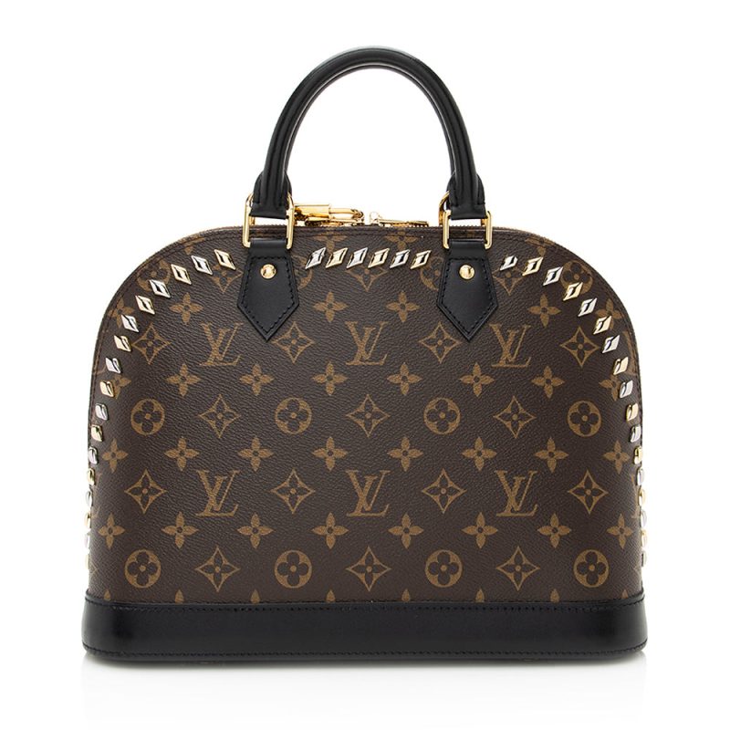 Louis Vuitton Monogram Canvas Metal Stones Alma PM Satchel (SHF-20970) - Image 2