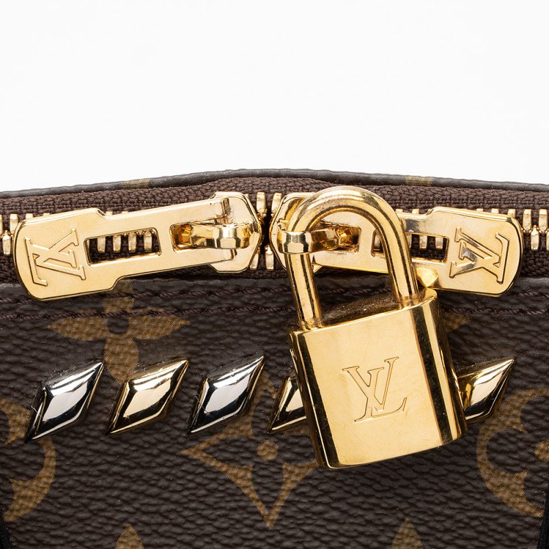 Louis Vuitton Monogram Canvas Metal Stones Alma PM Satchel (SHF-20970) - Image 8