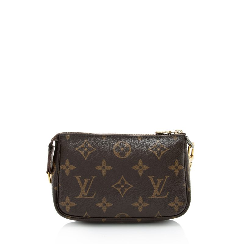 Louis Vuitton Monogram Canvas Mini Pochette Accessoires - FINAL SALE (SHF-IQRtfM) - Image 2