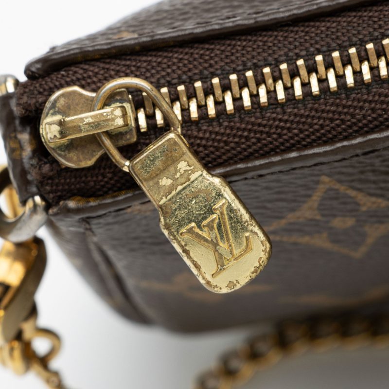 Louis Vuitton Monogram Canvas Mini Pochette Accessoires - FINAL SALE (SHF-IQRtfM) - Image 8