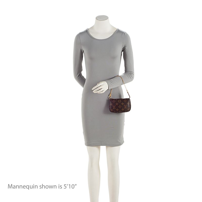 Louis Vuitton Monogram Canvas Mini Pochette Accessoires - FINAL SALE (SHF-IQRtfM) - Image 4