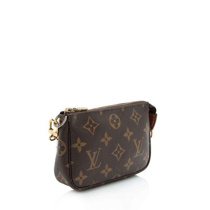 Louis Vuitton Monogram Canvas Mini Pochette Accessoires - FINAL SALE (SHF-IQRtfM)
