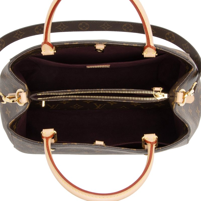 Louis Vuitton Monogram Canvas Montaigne MM Tote (SHF-23444) - Image 3
