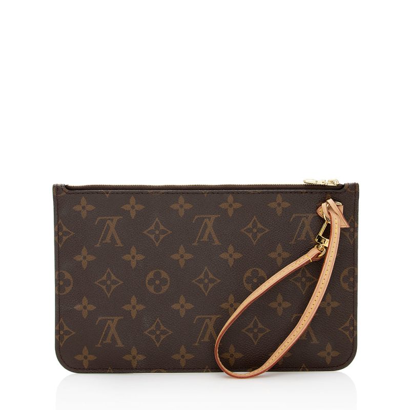 Louis Vuitton Monogram Canvas Neverfull GM Pochette (SHF-21796) - Image 2