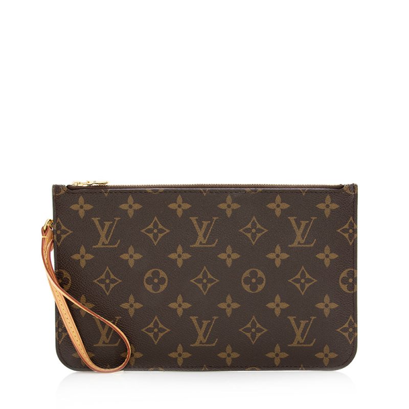 Louis Vuitton Monogram Canvas Neverfull MM Pochette (SHF-20266) - Image 9