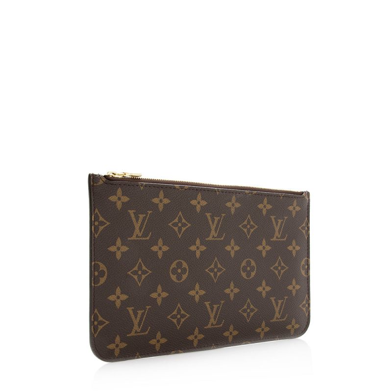 Louis Vuitton Monogram Canvas Neverfull MM Pochette (SHF-20266)