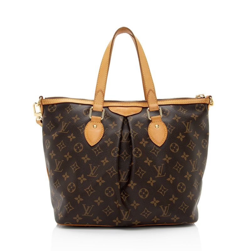 Louis Vuitton Monogram Canvas Palermo PM Tote (SHF-7Kefhj) - Image 2