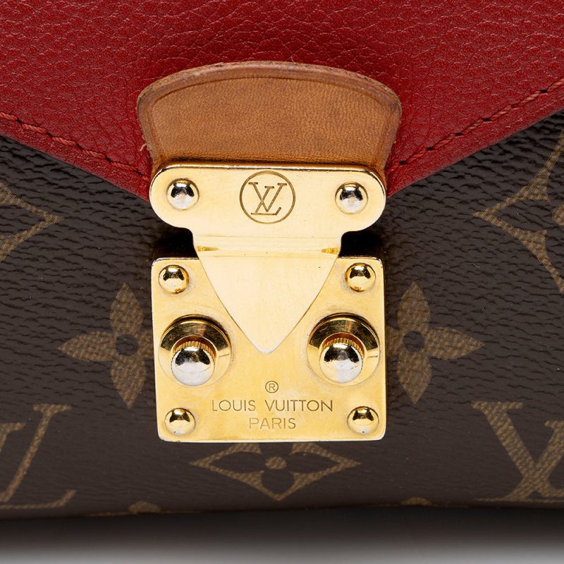 Louis Vuitton Monogram Canvas Pallas Chain Shoulder Bag (SHF-20186) - Image 9