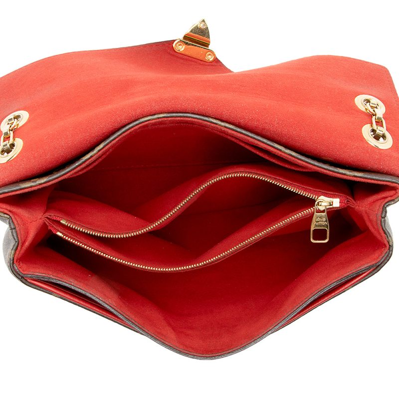 Louis Vuitton Monogram Canvas Pallas Chain Shoulder Bag (SHF-20186) - Image 6