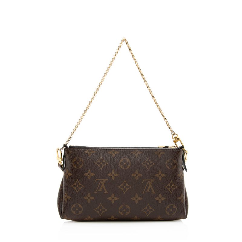 Louis Vuitton Monogram Canvas Pallas Clutch - FINAL SALE (SHF-20535) - Image 2