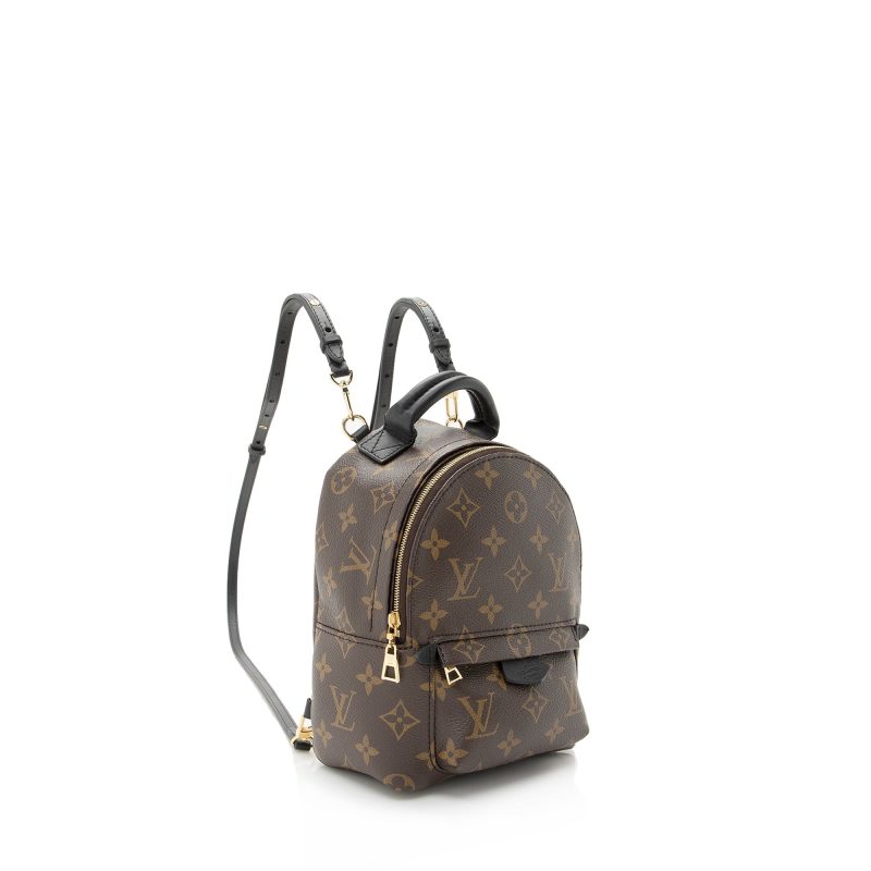 Louis Vuitton Monogram Canvas Palm Springs Mini Backpack (SHF-22308)