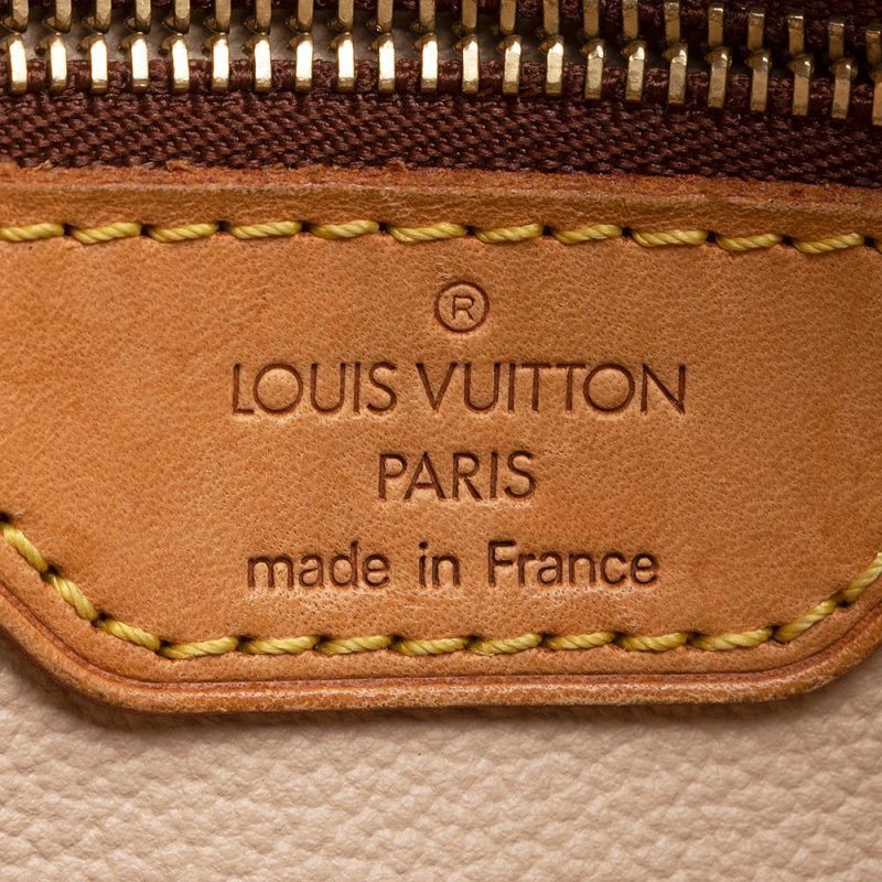 Louis Vuitton Monogram Canvas Petit Bucket Tote (SHF-21305) - Image 7
