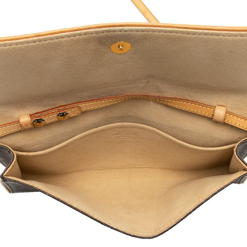 Louis Vuitton Monogram Canvas Pochette Twin GM Shoulder Bag (SHF-19243) - Image 6