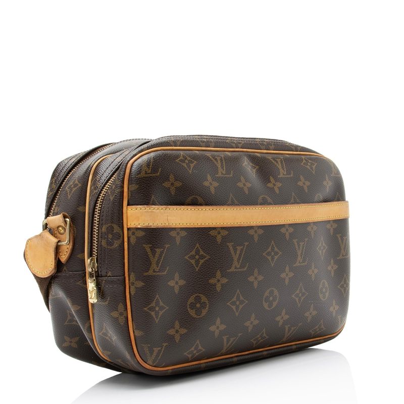 Louis Vuitton Monogram Canvas Reporter PM Messenger Bag (SHF-23169)