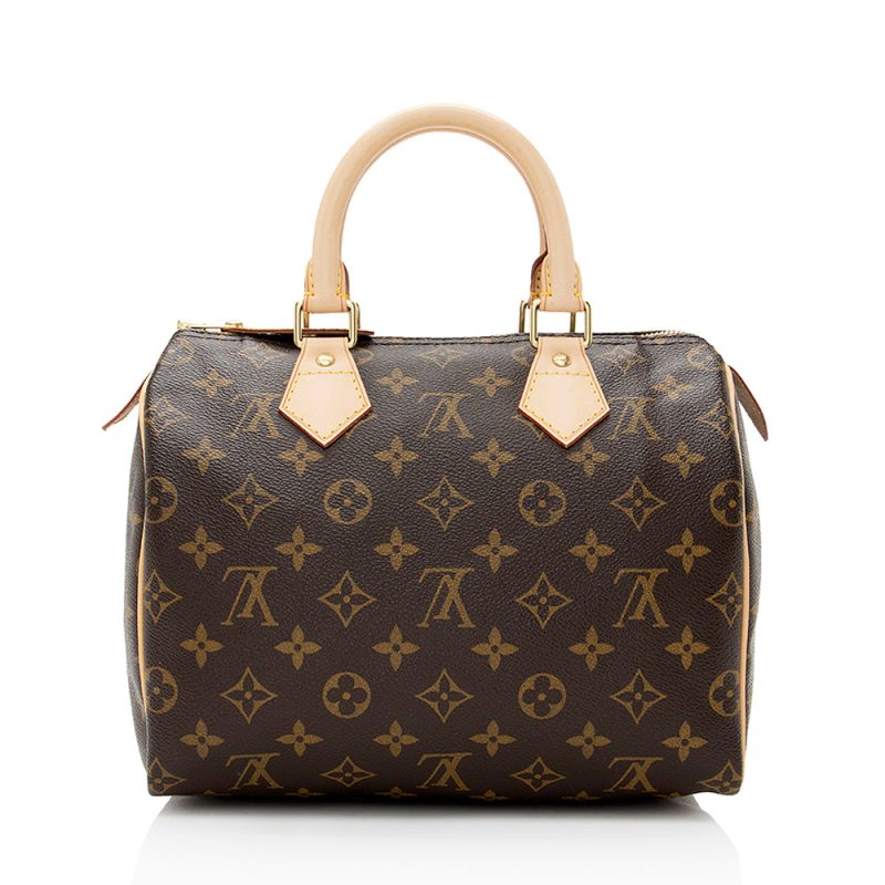 Louis Vuitton Monogram Canvas Speedy 25 Satchel (SHF-20618) - Image 2