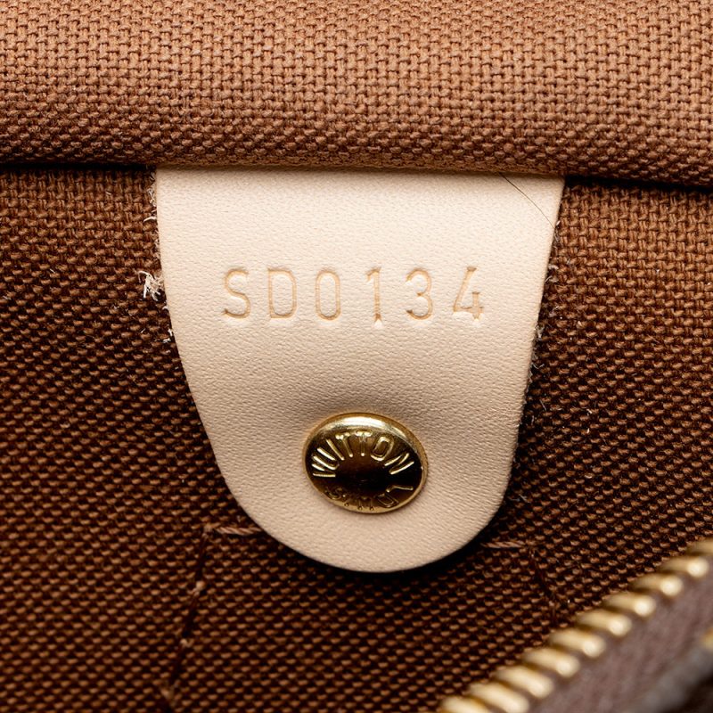 Louis Vuitton Monogram Canvas Speedy 25 Satchel (SHF-20618) - Image 5