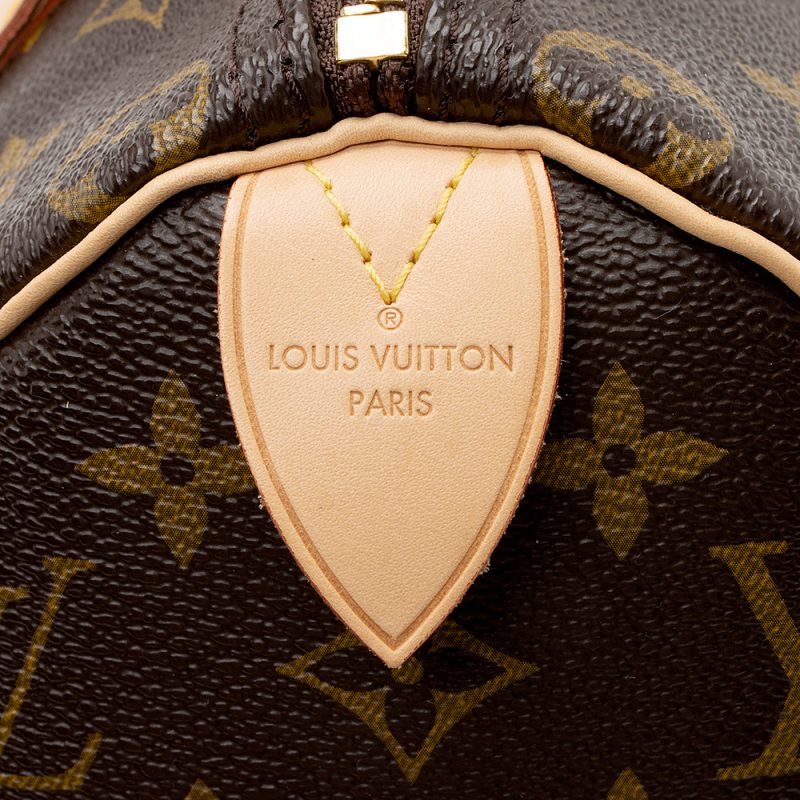 Louis Vuitton Monogram Canvas Speedy 25 Satchel (SHF-20618) - Image 7
