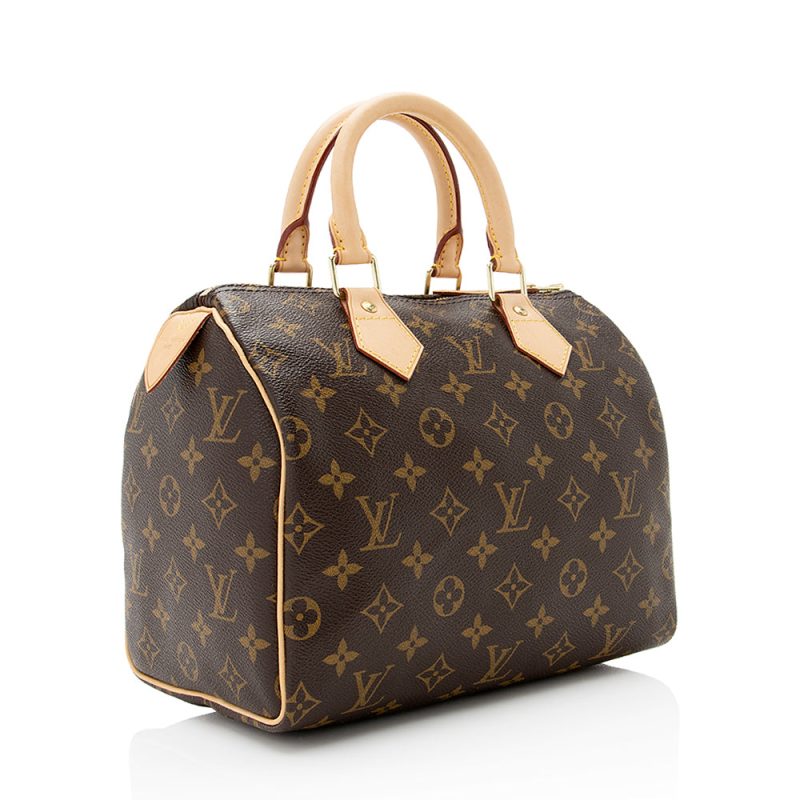 Louis Vuitton Monogram Canvas Speedy 25 Satchel (SHF-20618)
