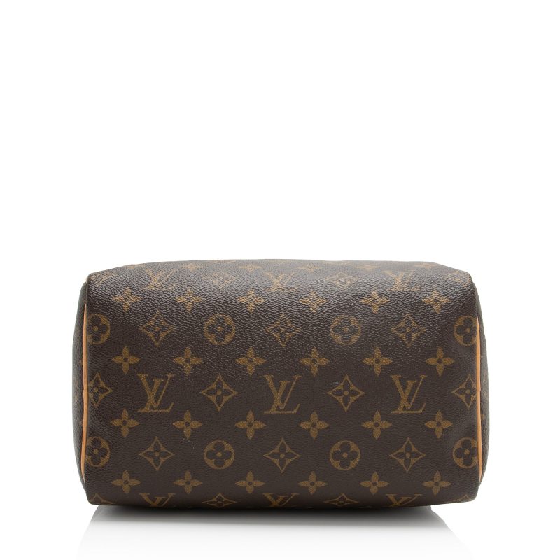 Louis Vuitton Monogram Canvas Speedy 25 Satchel (SHF-23455) - Image 3
