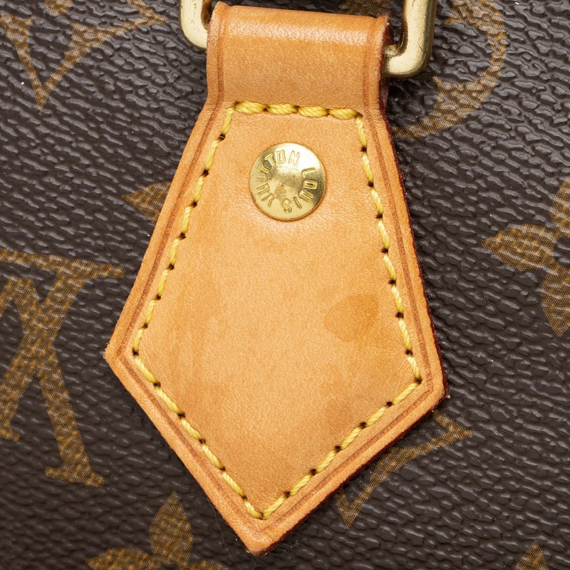 Louis Vuitton Monogram Canvas Speedy 25 Satchel (SHF-23455) - Image 9