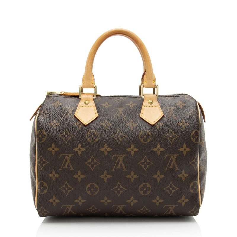 Louis Vuitton Monogram Canvas Speedy 25 Satchel (SHF-9adwo1) - Image 2