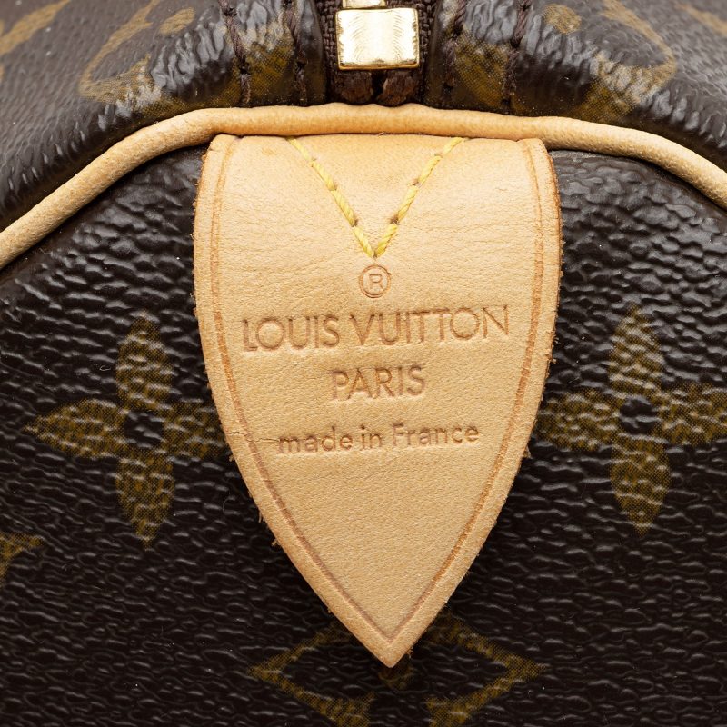 Louis Vuitton Monogram Canvas Speedy 25 Satchel (SHF-9adwo1) - Image 7