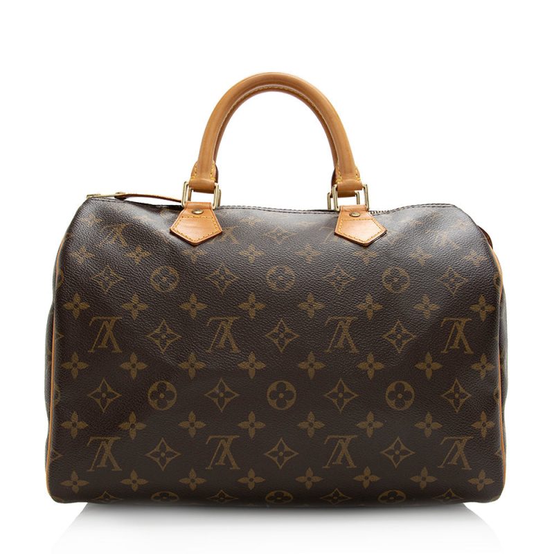 Louis Vuitton Monogram Canvas Speedy 30 Satchel (SHF-21511) - Image 2