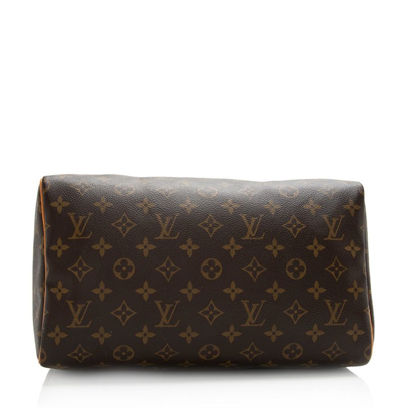 Louis Vuitton Monogram Canvas Speedy 30 Satchel (SHF-21511) - Image 3