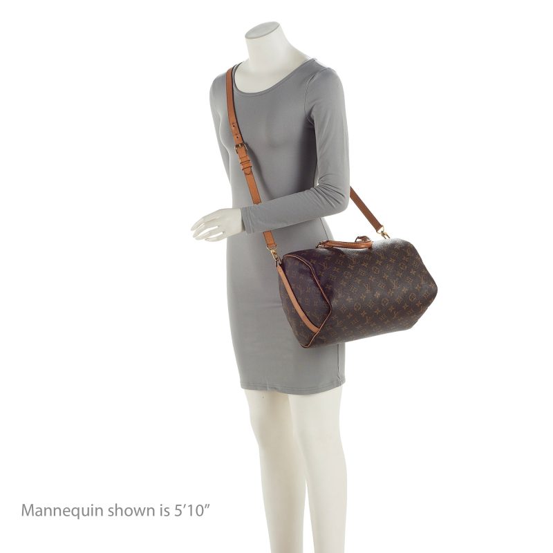 Louis Vuitton Monogram Canvas Speedy Bandouliere 30 Satchel (SHF-22714) - Image 4
