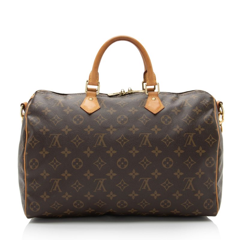 Louis Vuitton Monogram Canvas Speedy Bandouliere 35 Satchel (SHF-Y4r2B1) - Image 2