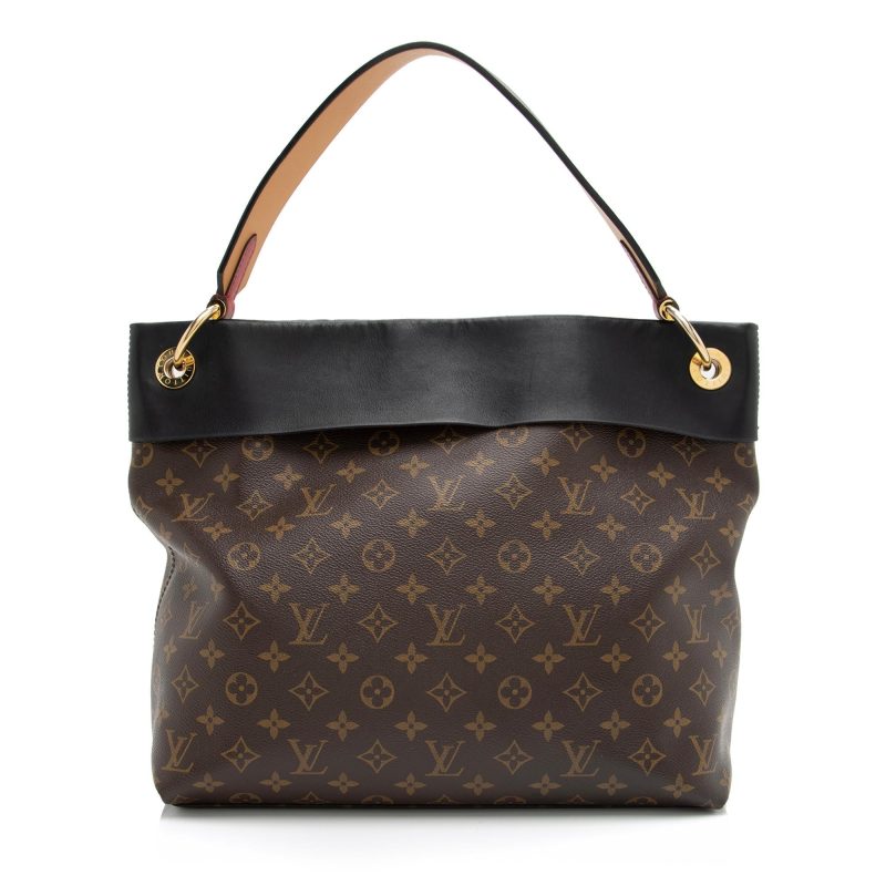 Louis Vuitton Monogram Canvas Tuileries Hobo (SHF-23554) - Image 2