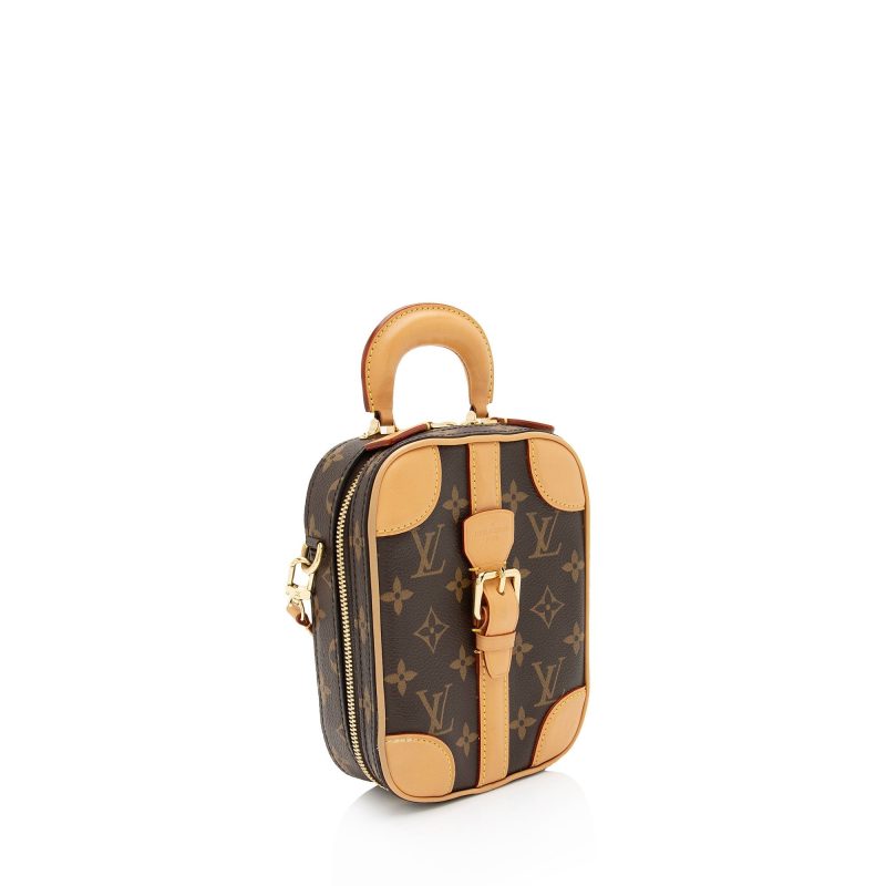 Louis Vuitton Monogram Canvas Valisette Verticale Shoulder Bag (SHF-bOEbeq)