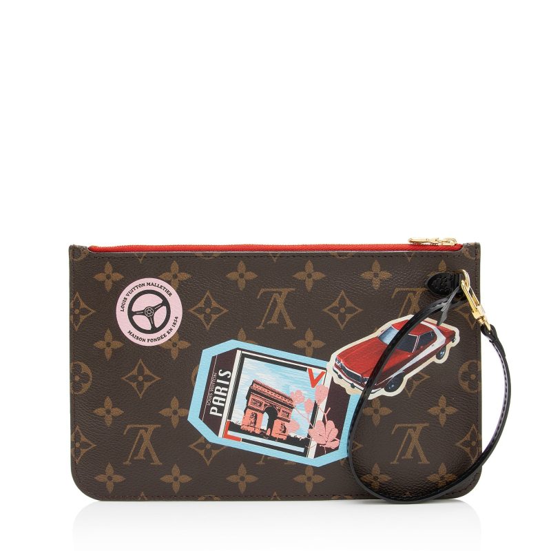 Louis Vuitton Monogram Canvas World Tour Pochette (SHF-23069) - Image 2