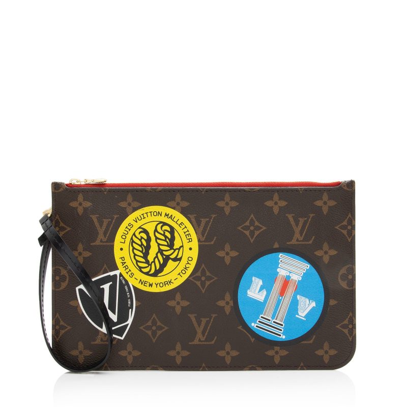Louis Vuitton Monogram Canvas World Tour Pochette (SHF-23069) - Image 10