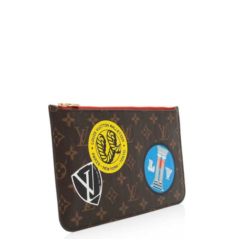 Louis Vuitton Monogram Canvas World Tour Pochette (SHF-23069)
