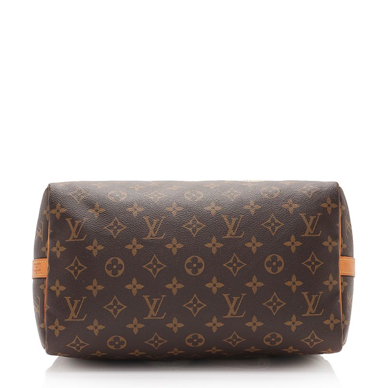 Louis Vuitton Monogram Canvas World Tour Speedy Bandouliere 30 Satchel (SHF-BIQxNQ) - Image 3