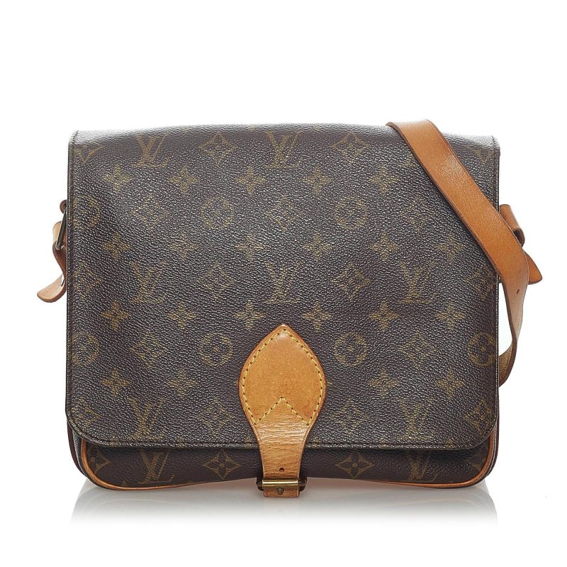 Louis Vuitton Monogram Cartouchiere GM (SHG-32810) - Image 9