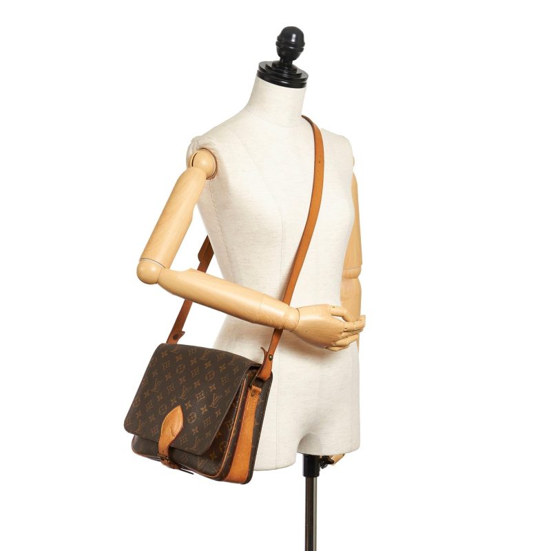 Louis Vuitton Monogram Cartouchiere GM (SHG-32810) - Image 4