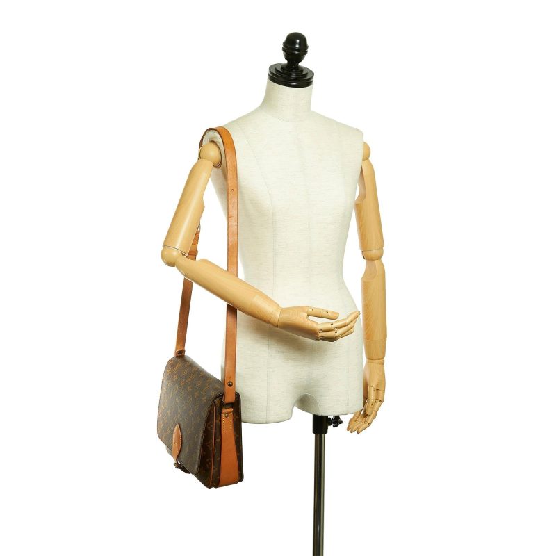 Louis Vuitton Monogram Cartouchiere GM (SHG-34162) - Image 4