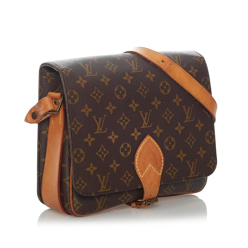 Louis Vuitton Monogram Cartouchiere GM (SHG-34162) - Image 7