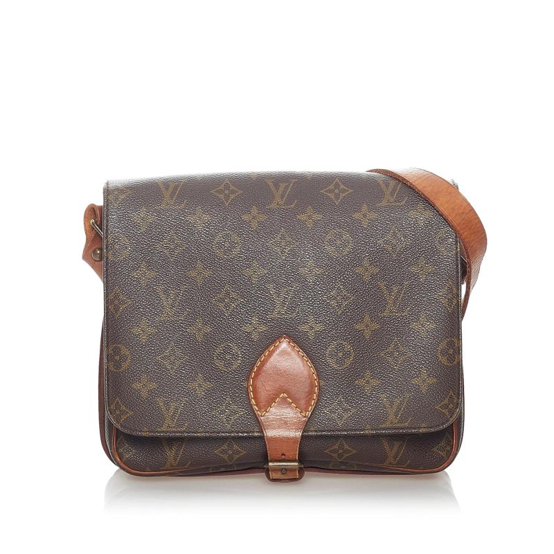 Louis Vuitton Monogram Cartouchiere MM (SHG-31093) - Image 9