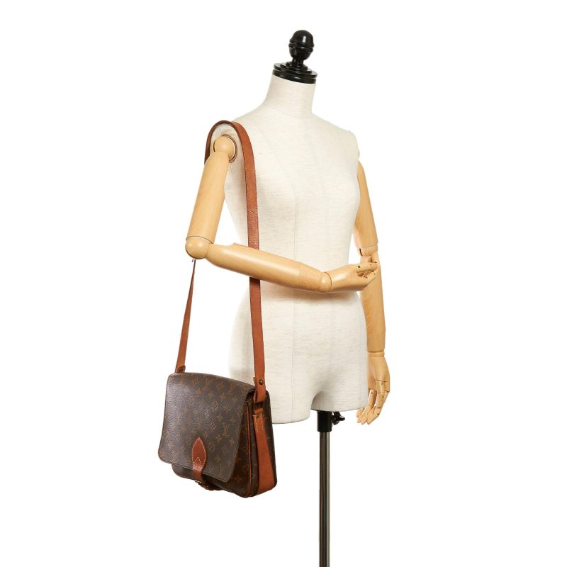 Louis Vuitton Monogram Cartouchiere MM (SHG-31093) - Image 4