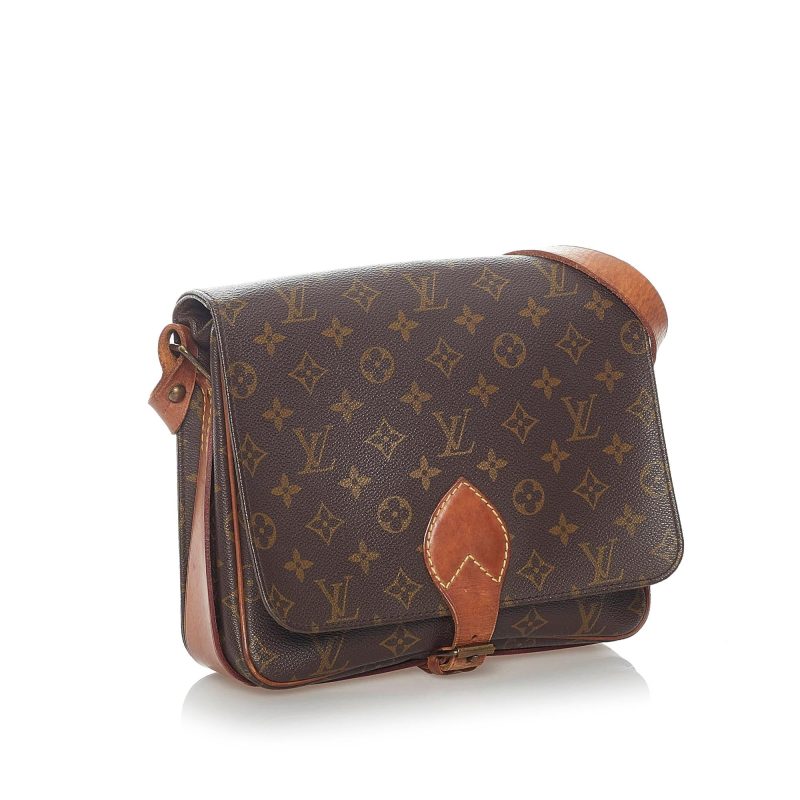 Louis Vuitton Monogram Cartouchiere MM (SHG-31093)
