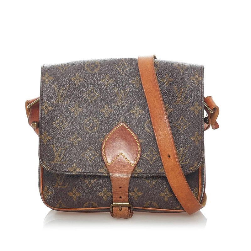 Louis Vuitton Monogram Cartouchiere MM (SHG-32062) - Image 9
