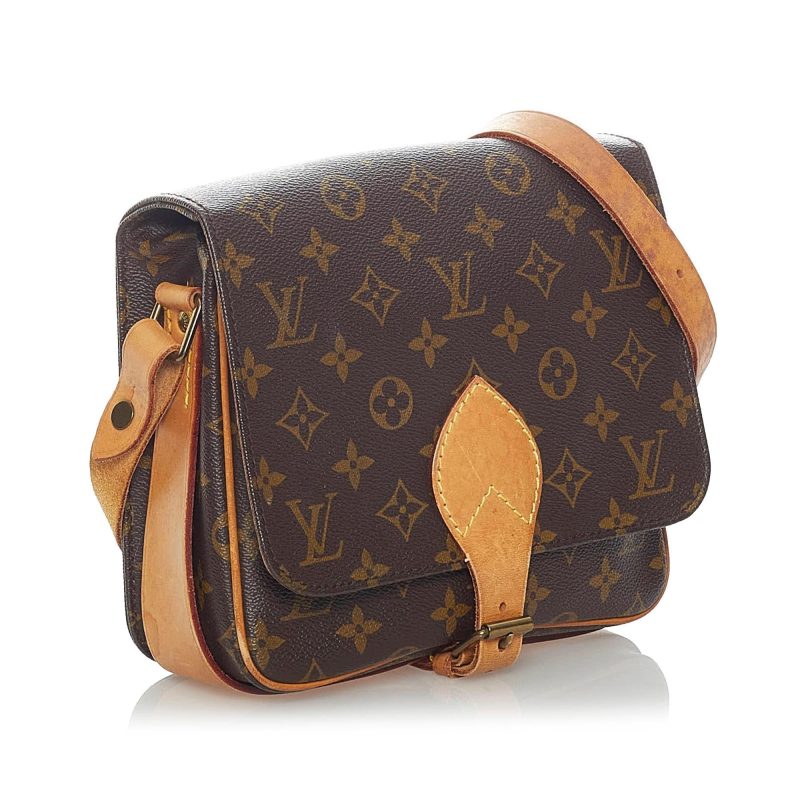 Louis Vuitton Monogram Cartouchiere MM (SHG-32196)